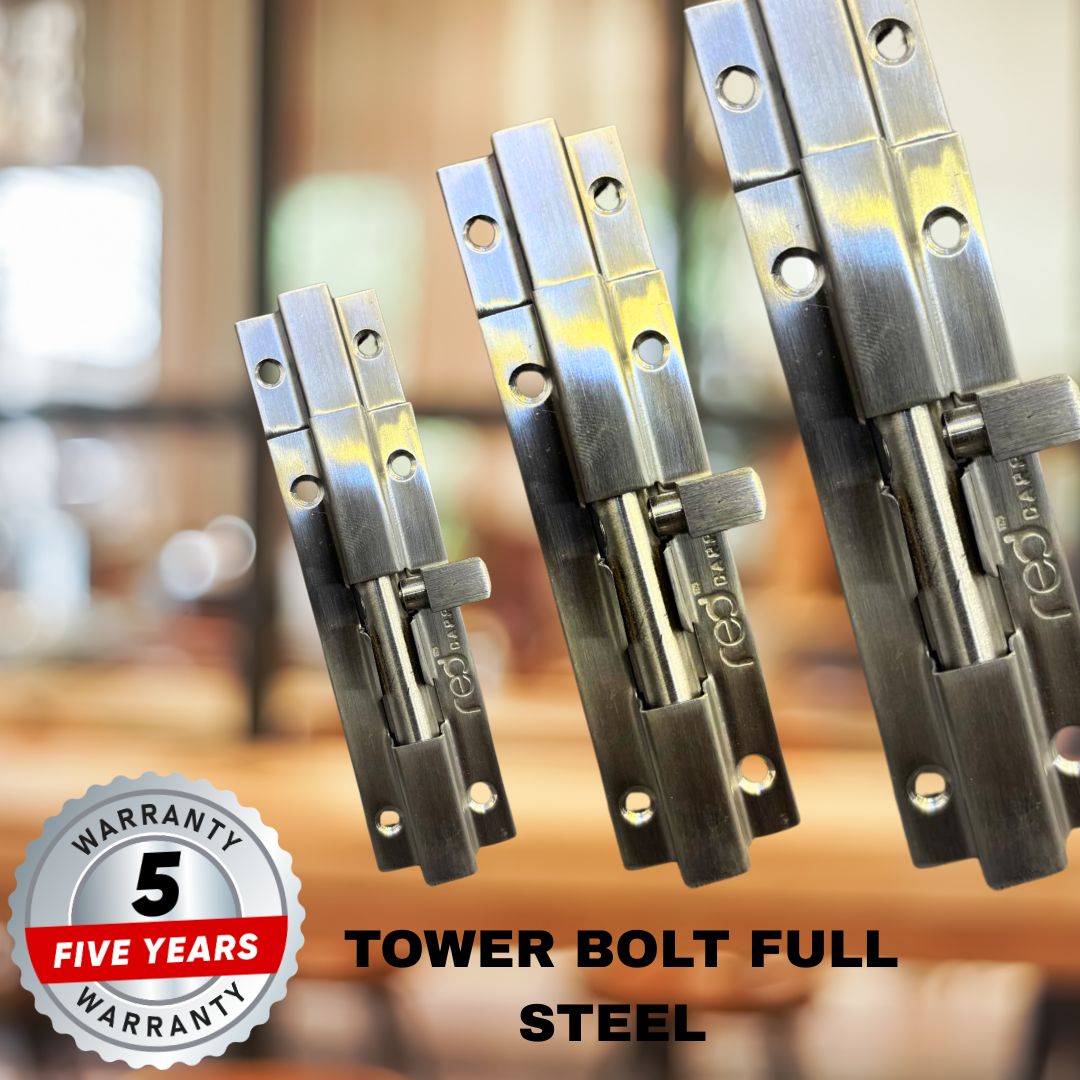Tower Bolt Matt (Steel) 18"