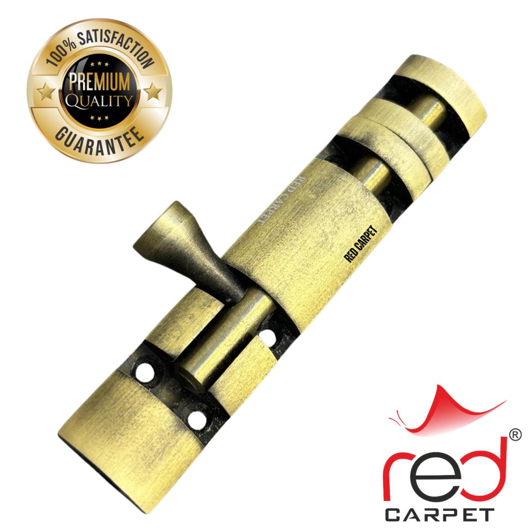 TOWER BOLT FULL ROUND ANTIQUE 8"