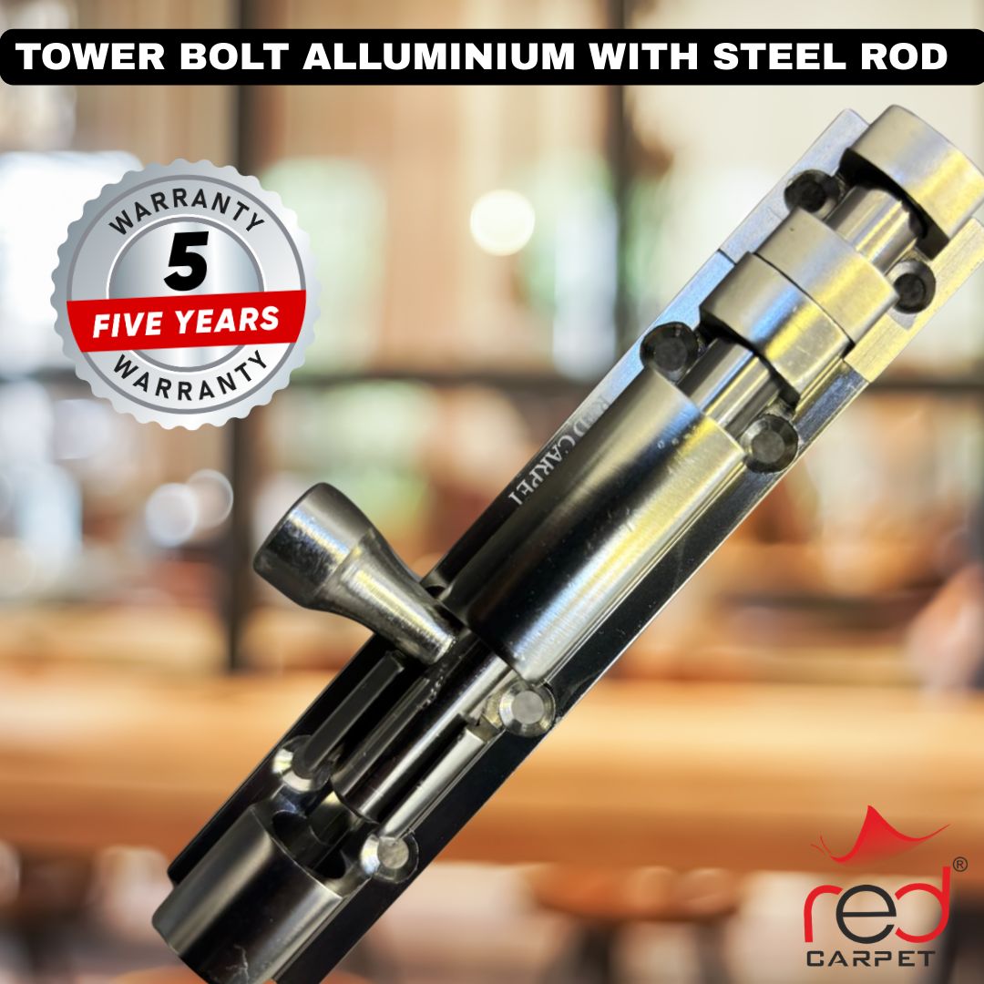 TOWER BOLT HALF ROUND (MATT) 12"