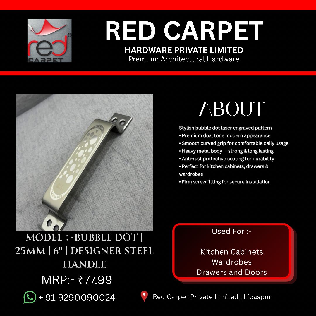 Live young 25MM | 6" | DESIGNER STEEL HANDLE